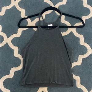 Grey Halter Top
